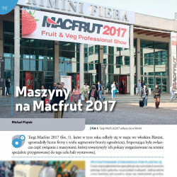 Maszyny na Macfrut 2017
